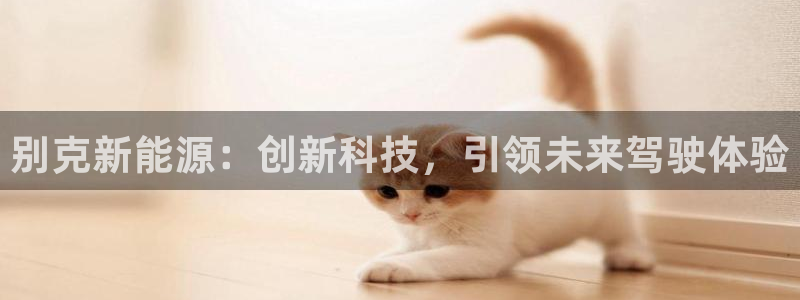 门徒娱乐京彩挂机：别克新能源：创新科技，
