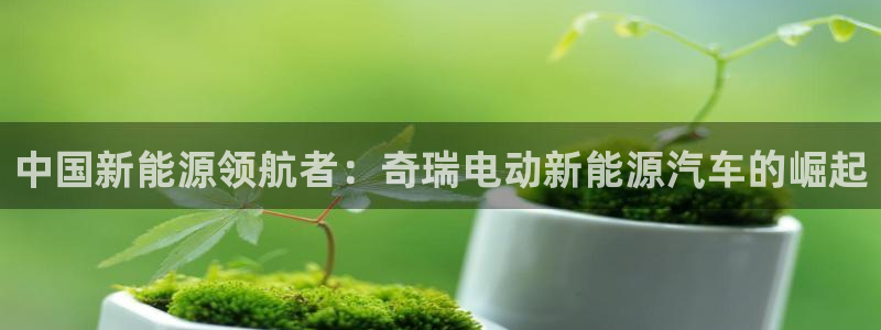 门徒娱乐圈主管的是谁:中国新能源领航者:奇瑞电动新能源汽车的