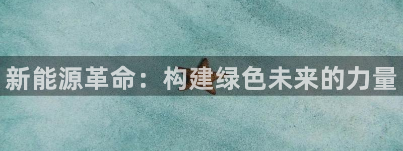 门徒娱乐平台怎么样了:新能源革命:构建绿色未来的力量