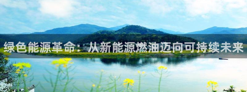 门徒娱乐是正规的嘛：绿色能源革命：从新能